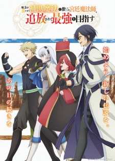 Mikata ga Yowasugite Hojo Mahou ni Tesshiteita Kyuutei Mahoushi, Tsuihou sarete Saikyou wo Mezasu poster